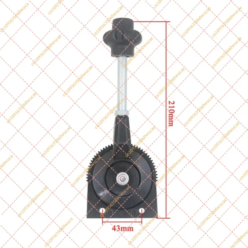 YFSelf-locking Manual Throttle Cable Assembly for Excavator Tractor Harvester Spreader Ship Control Handle Replacement Part