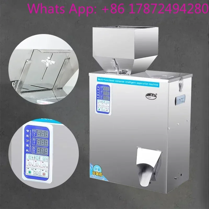 Automatic Weighing Filling Dispenser For Rice Tea Red Dates Walnut Peanuts Melon Seeds Granular Grains