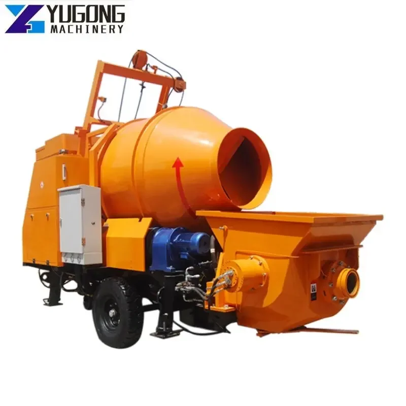 Construction  Mobile Trailer Diesel Concrete Grouting Pump Factory Building Use Machines