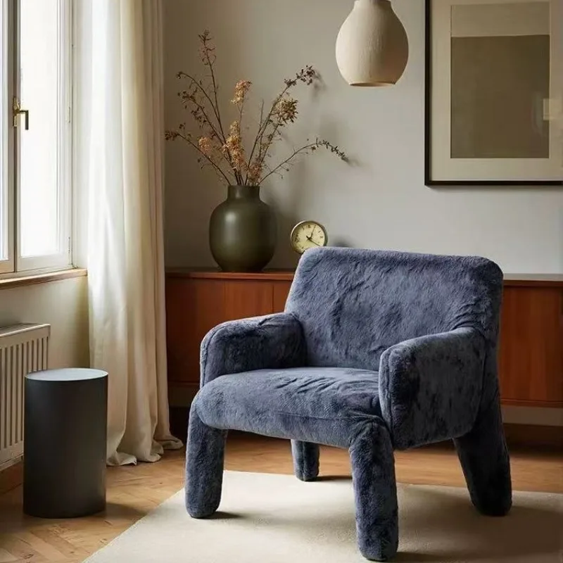 Nordic industrial solitary glove chair small apartment living room balcony single sofa designer balcony leisure armchair