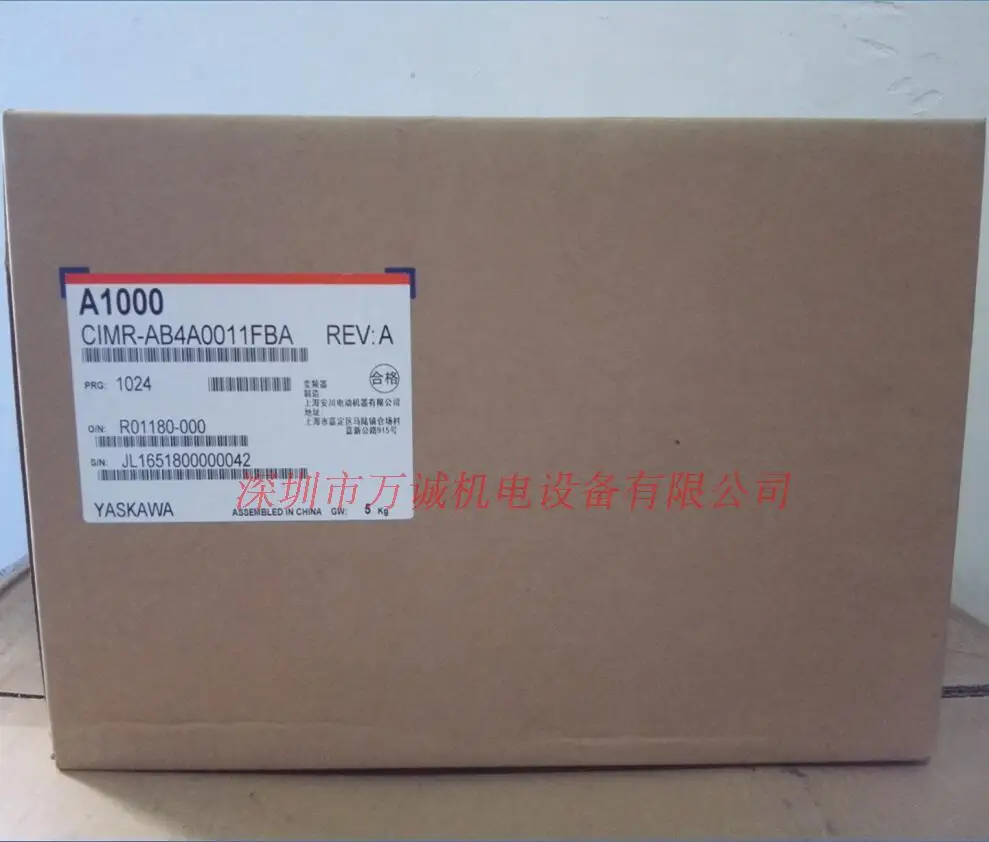 

Yaskawa Frequency Converter CIMR-AB4A0011FBA 0002 0004 0005 0007 0009FBA