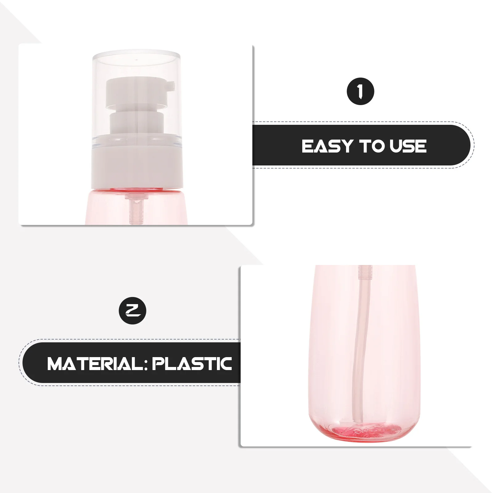 

4Pcs 60Ml Travel Bottle Empty Lotion Containers Portable Separated Shampoo Bottle for Daily Use and Trip