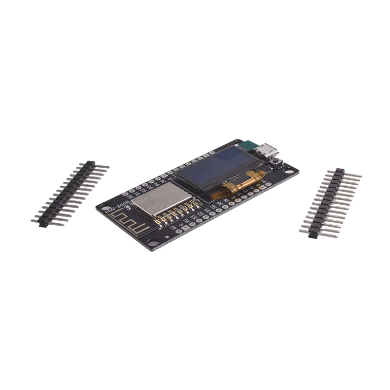NodeMCU ESP8266 Entwicklungsboard mit 0,96 Zoll OLED-Display CH340G ESP-12E WiFi-Modul TYPE-C USB für Arduino/Micropython