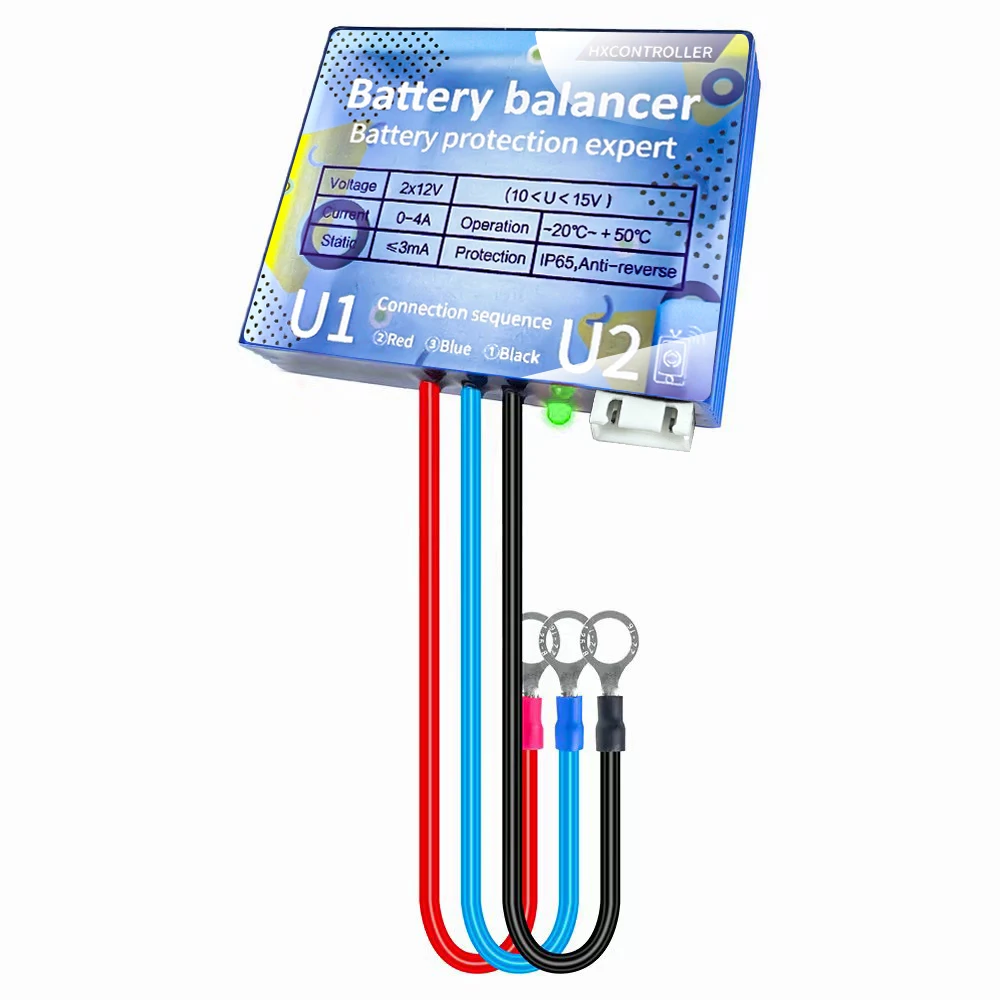 24V 48V Battery Equalizer Batteries Voltage Balance Li-ion Lead Acid Battery Connected in Parallel for Solar Controller Inveters