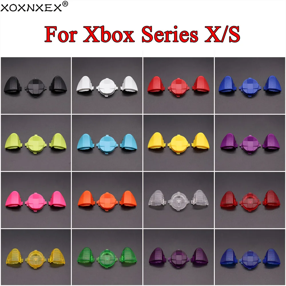 1Set Für Xbox Serie X /S LT RT Controller Thumbsticks Thumb Joystick Stick Kappe Mit Kreuz Dpad D-pad Tasten Ersatz