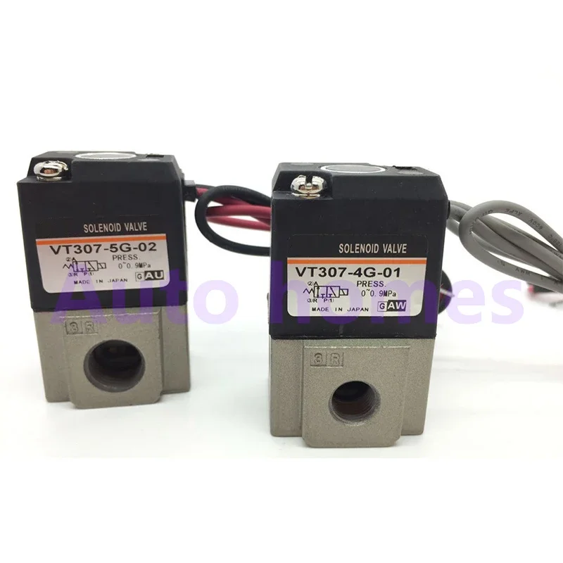 

VT307 Проводной свинцовый вакуумный клапан 1/8 "1/4" Резьба 3-ходовой пневматический высокочастотный электромагнитный клапан AC110V AC220V DC12V DC24V