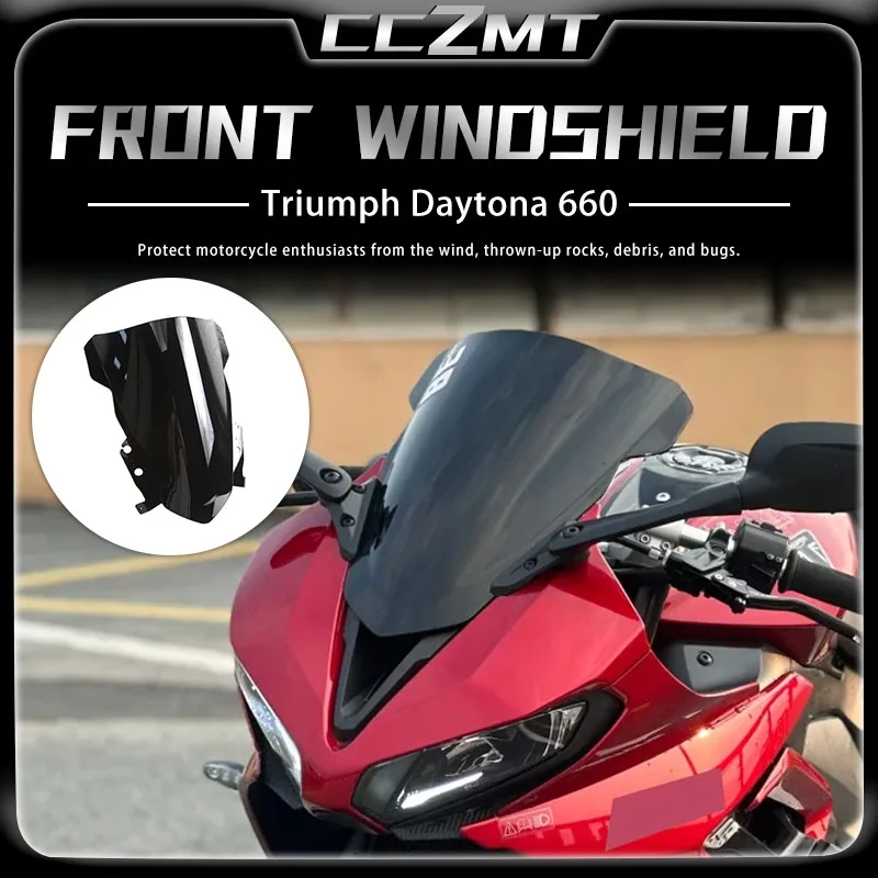 

For Triumph Daytona 660 DAYTONA 660 2024 2025 Motorcycle Accessories Screen Windshield Fairing Windscreen Baffle Wind Deflectors