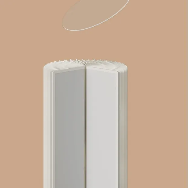 Decorative ornaments display solid color cylindrical display stand, foldable artistic sense circular Nakajima display stand