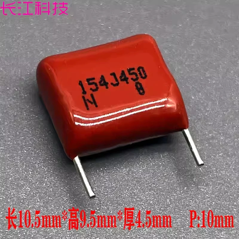 Capacitor de Filme Fino de Alta Frequência Nissei CBB 154 150nf 0.15uf 450v 400v
