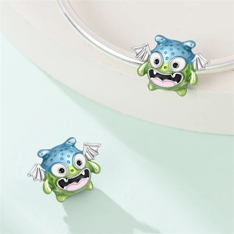 

Original Charms 925 Sterling Silver Blue Adorable Pet Beads Beads Fit Bracelet Women Jewelry Making Diy Gift