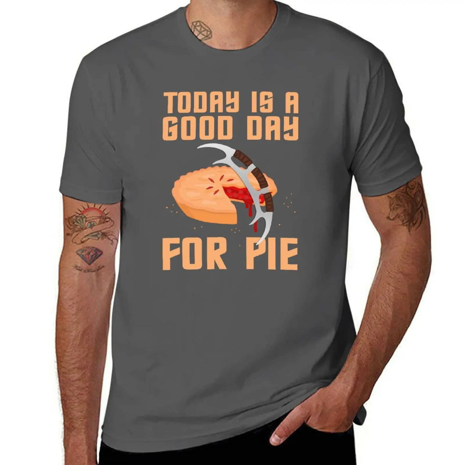 

Pie Klingon T-Shirt Comfortable Daily Wear Tee