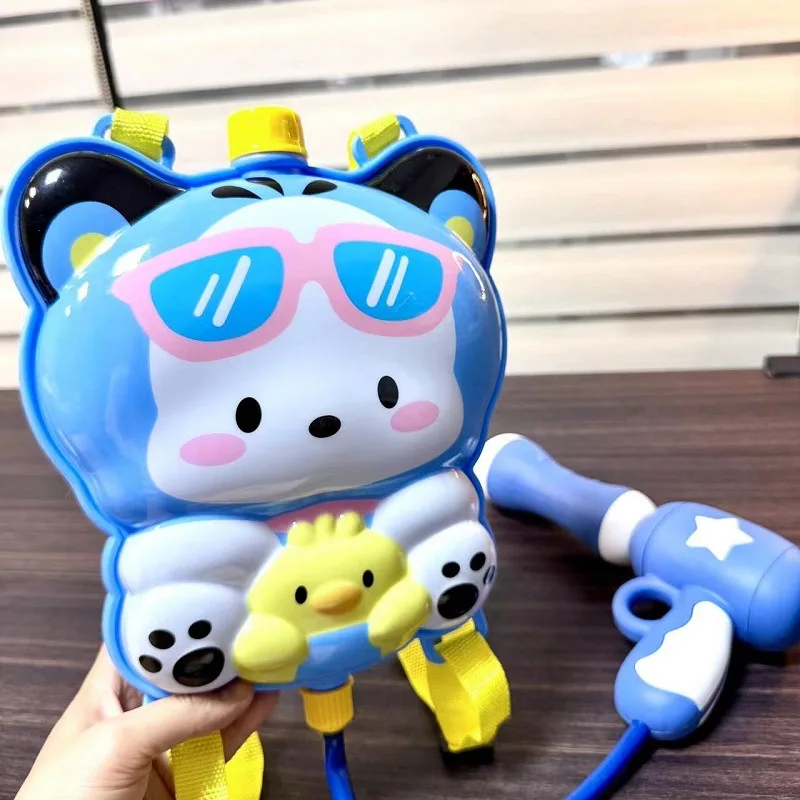 

Sanrio Kuromi children's backpack water gun pulling long range large capacity summer water battle artifact Children's Day gift