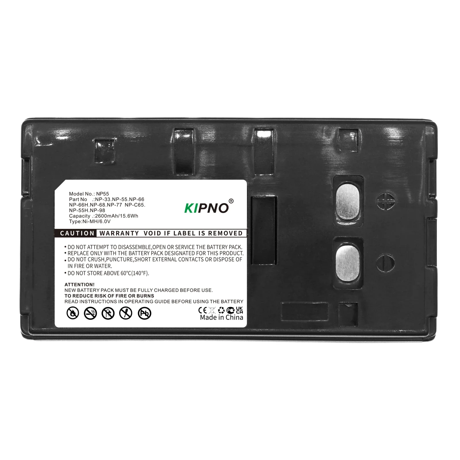 

Camera 2400mAh Battery for Sony NP-33,NP-55,NP-66,NP-66H,NP-68,NP-77,NP-98, for ONeil 550041-100,DR10,for Panasonic PV-BP15