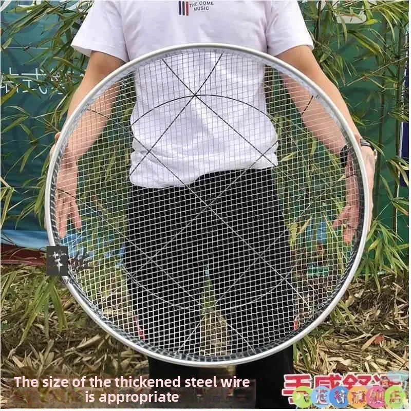 

Круглое железное сито-дуршлаг для овощей, домашний инструмент для сушки, сетчатая корзина-органайзер для хранения сухих продуктов