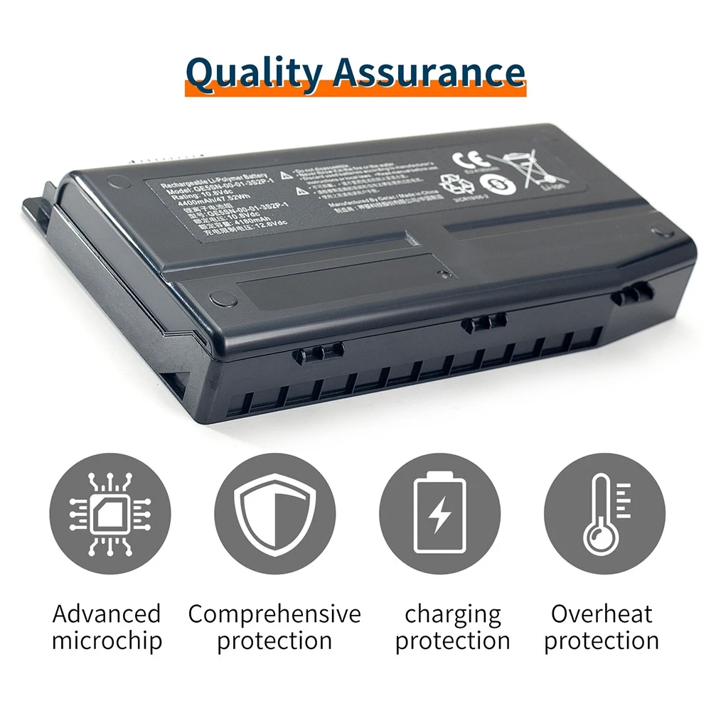 BVbh GE5SN-00-01-3S2P-1 بطارية كمبيوتر محمول جديدة لـ Hasee Shinelon أعماق البحار x7ti X7Ti-s X6TI-S 4400mah جودة بطارية قابلة للاستبدال