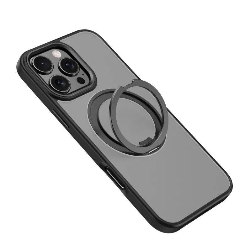 

New Model 360° Rotating Stand Magnetic Phone Case With Pivot Design For IPhone 14/15/16 Pro Max。。