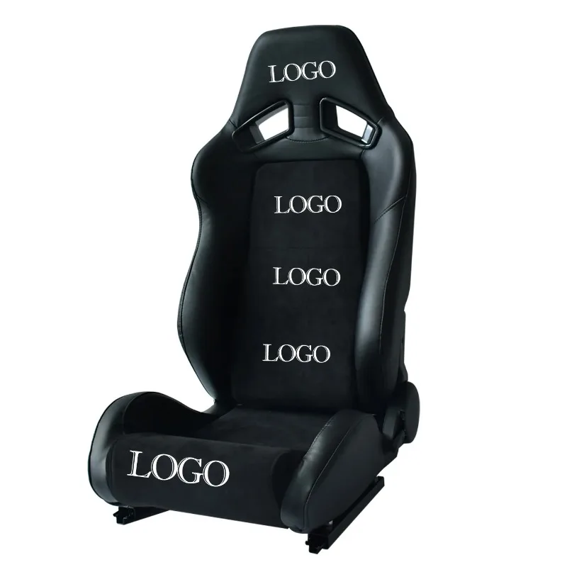 

Custom Car Embroidery and Laser Printed Racing Emulator Seat Adjustable