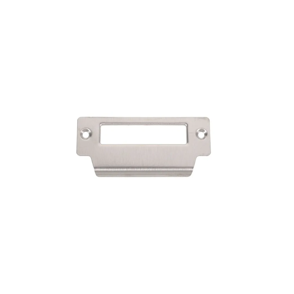 

4 Inch Stainless Steel Plated Strike Plate for Wood /Metal Door Jamb, Latch Strike Door Reinforcement Plate Hasp Latch Lock