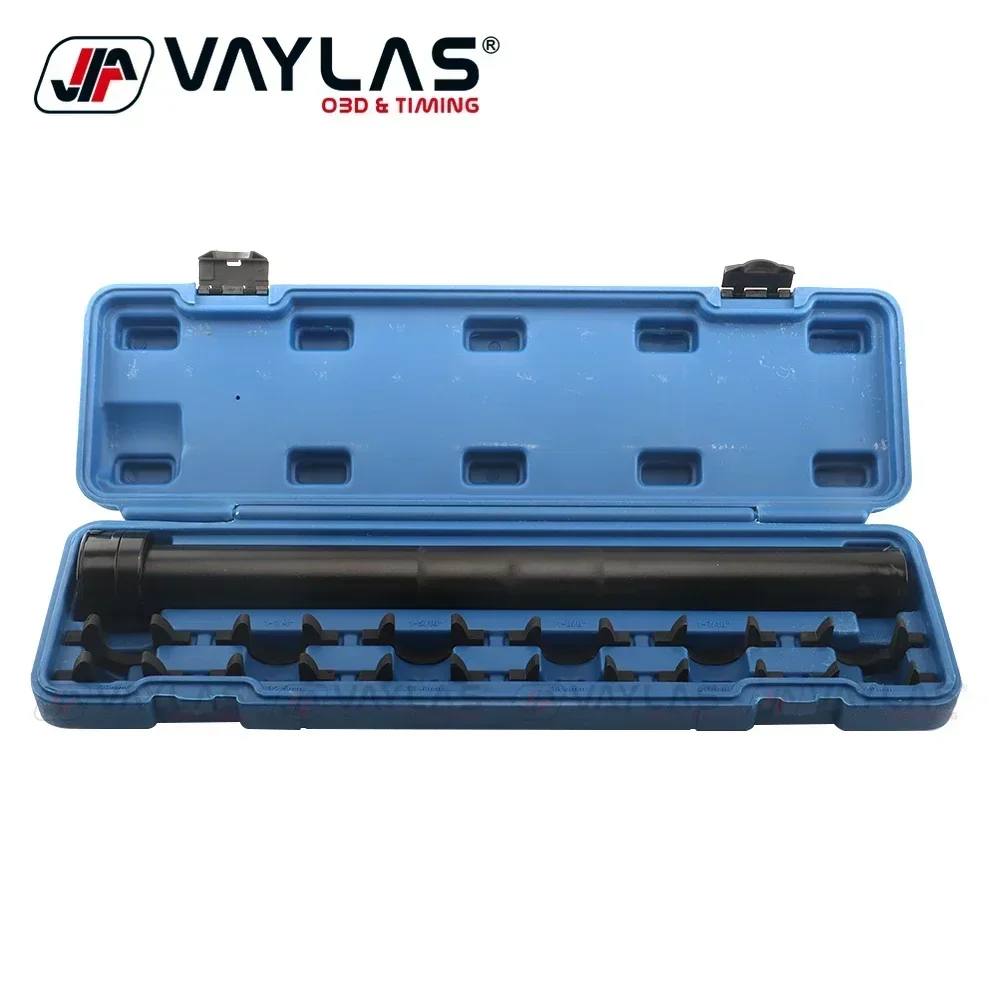 13 Pieces Set Steering Gear Tiller Wrench Internal Ball Joint Extractor Screw Rod & Rod Disassembly Tool