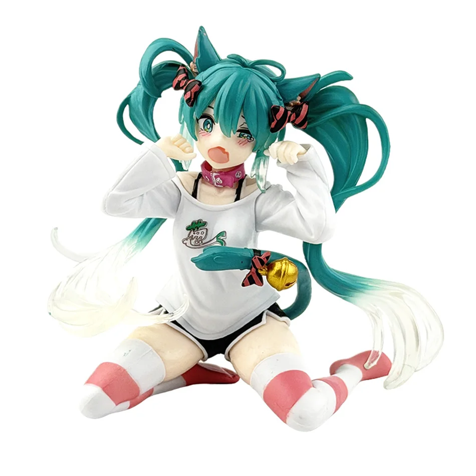 Nieuw Op Voorraad Hatsune Miku In Een Wereld Met Gesloten Windows Collectible Anime Action Kwaii Miku Figuren Model Speelgoed Kerstcadeaus