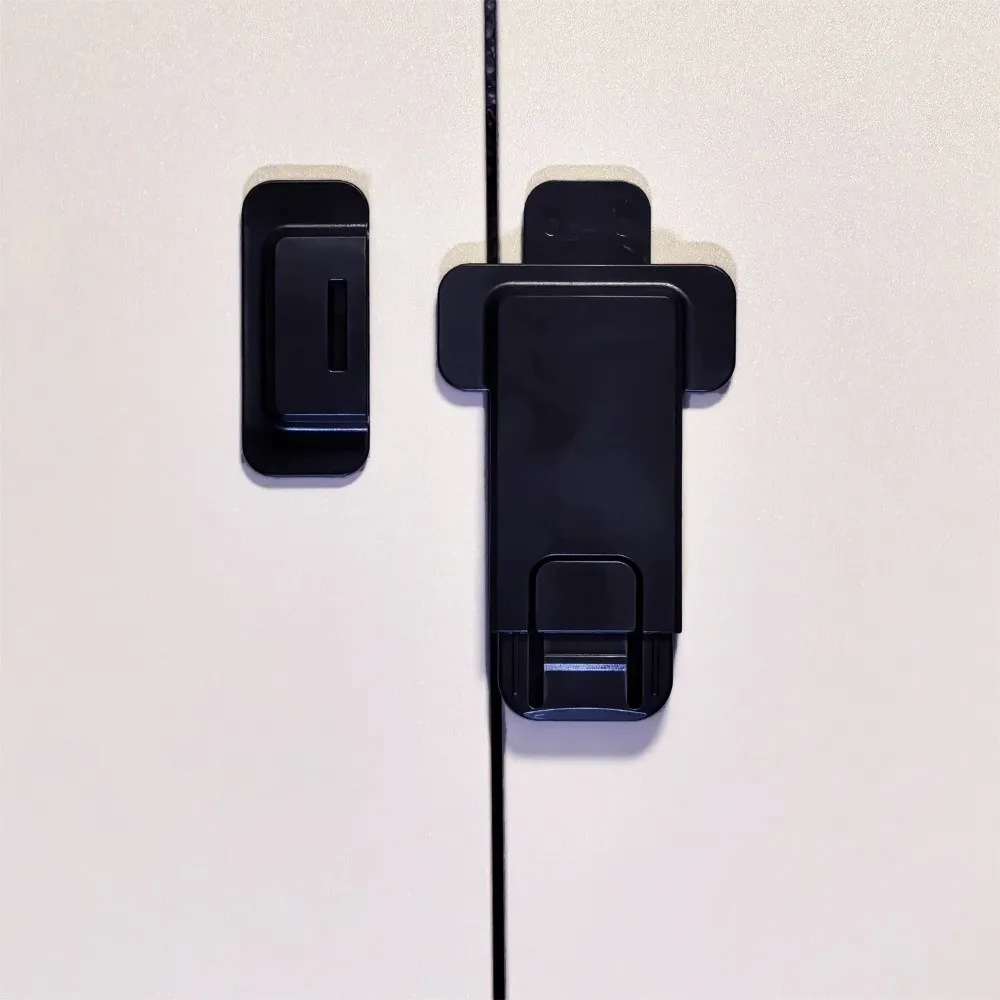 Durable Plastic Safety Lock Useful Security Protection Refrigerator Door Latch Multifunction Cabinet Drawer Lock