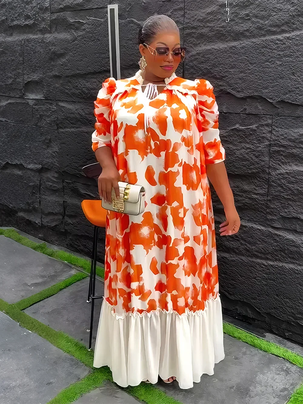 

African Dresses for Women Plus Size Africa Clothes Dashiki Ankara Outfits Gown Elegant Muslim Wedding Party Long Dress 2025