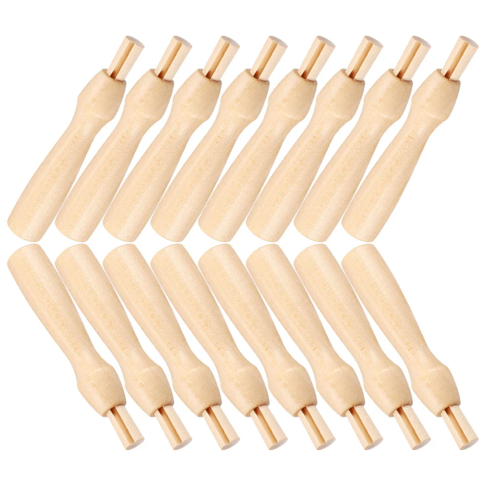 16 Pcs Poking Fun Felting Tools Wooden Handles Supplies Lancet Needle Replacement Kit