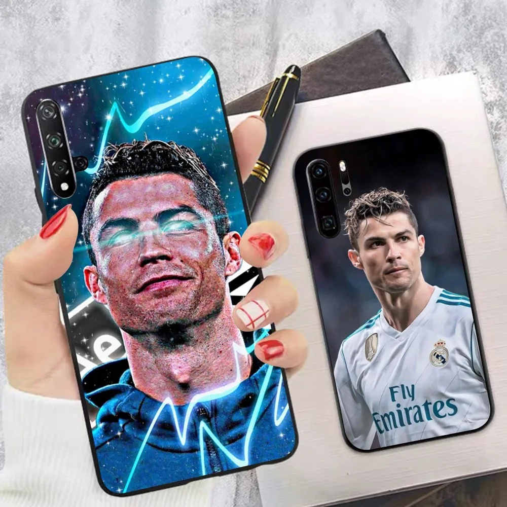 FOOTBALL Cr7 R-Ronaldo Capa de telefone para Huawei P 8 9 10 20 30 40 50 Pro Lite Psmart Honor 10 Lite 70 Mate 20lite