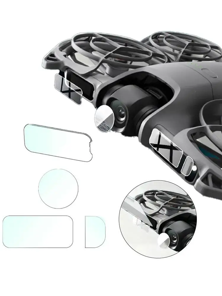Kameraobjektiv-Displayschutzfolien für DJI Neo 2-Drohne, staubdichte Objektivschutzhülle, kratzfeste Objektivfolien