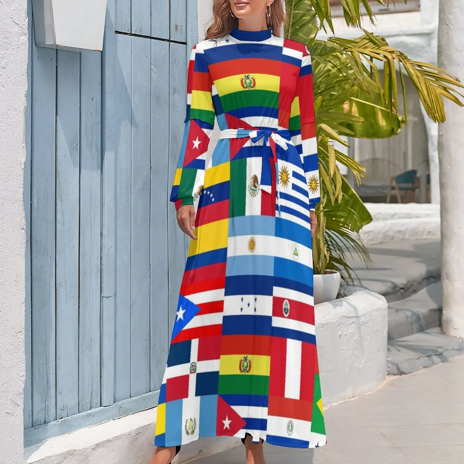 Flags of Latin America Long Dress dress dresses sexy dress for women