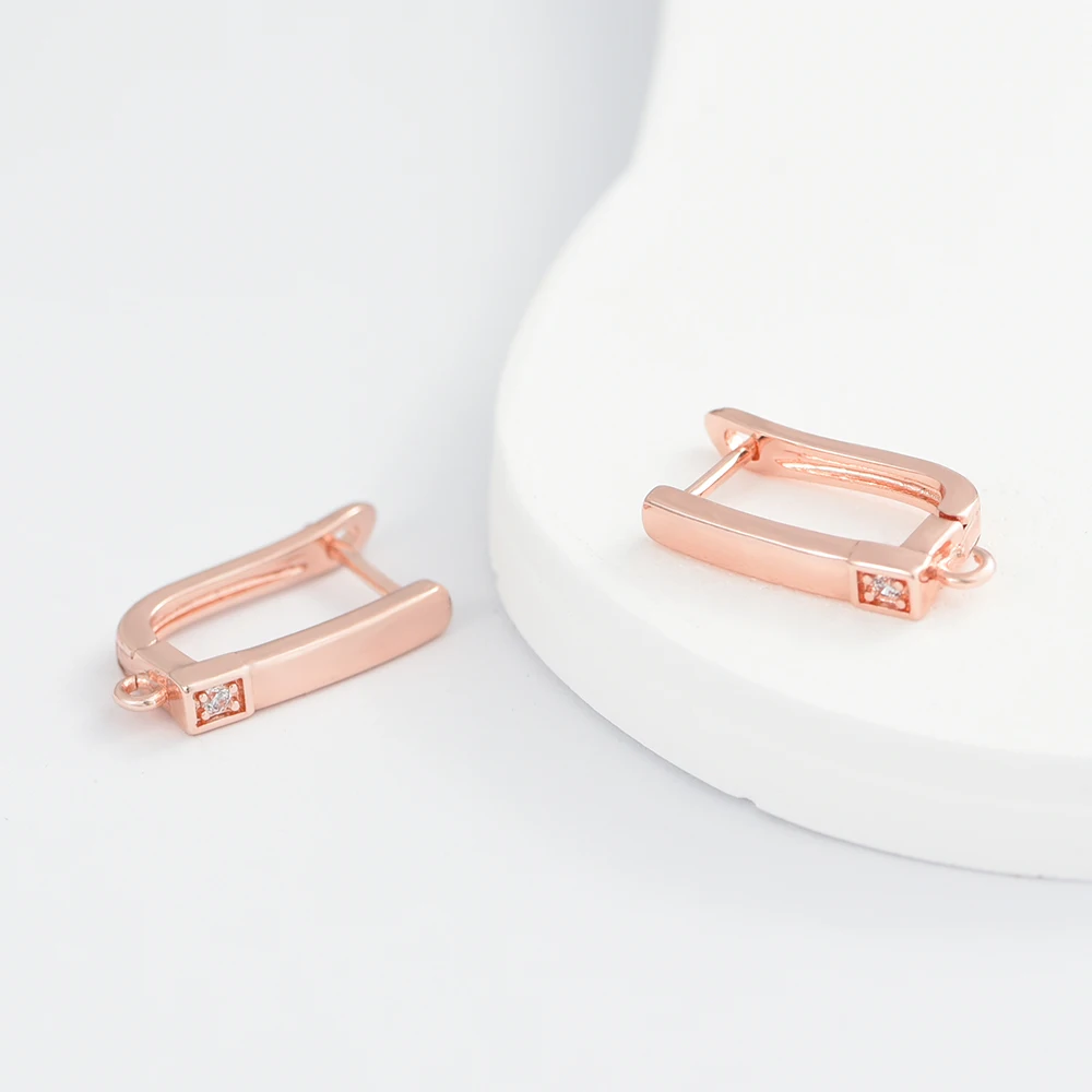 YANASI 5 Farben NEU 18K Vergoldete / Schwarze Ohrhaken Zubehör für Damen Schmuck Ohrringe Herstellung DIY Zubehör – Detail 3