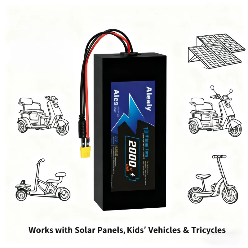 

Upgraded 36V 48V 20Ah Battery Pack with 30A BMS, High Power for 500W 750W 1000W Electric Bicycle Scooter Conversion Kit