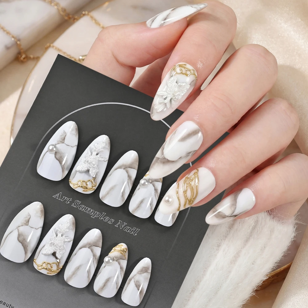 24Pcs Pearl White T…