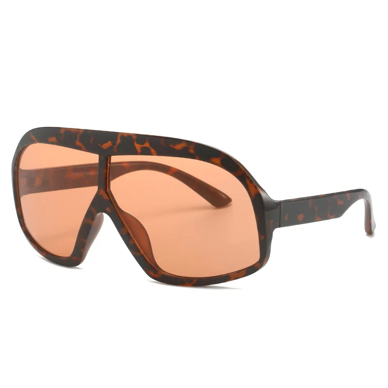 Nouveau surdimensionné une pièce lunettes de soleil femmes marque de mode grand bouclier lunettes de soleil hommes à la mode de luxe en plein air UV nuances lunettes