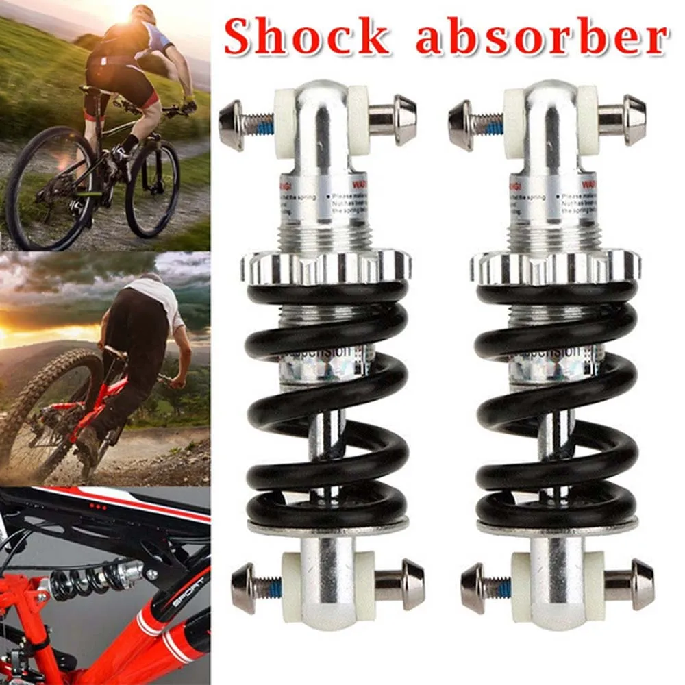 100-150mm Durable Bicycle Parts Mountain Bike Cycling Bike Rear Suspension Rear Shocks Shock Absorber Suspension Spring