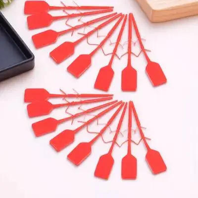 1000 قطعة دبابيس أمان طفاية البلاستيك العبث الأختام مع علامات سحب ملحقات السلامة من الحرائق للتحديد السريع العالمي