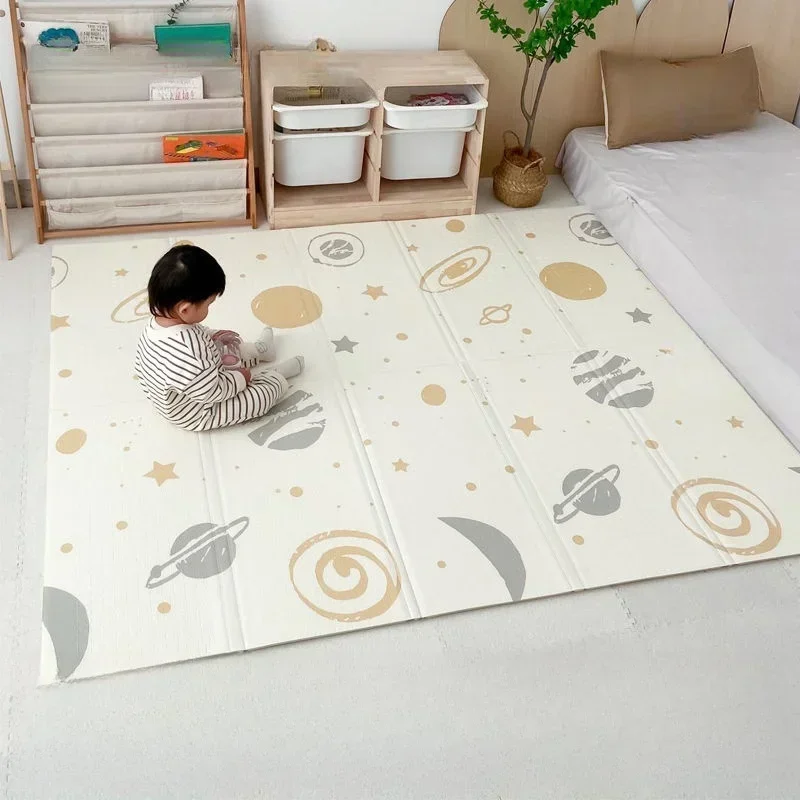 200x180CM XPE Baby Play Mat Crawling Mat Large Foldable Waterproof Playmat with Carry Bag Infant Floor Mat