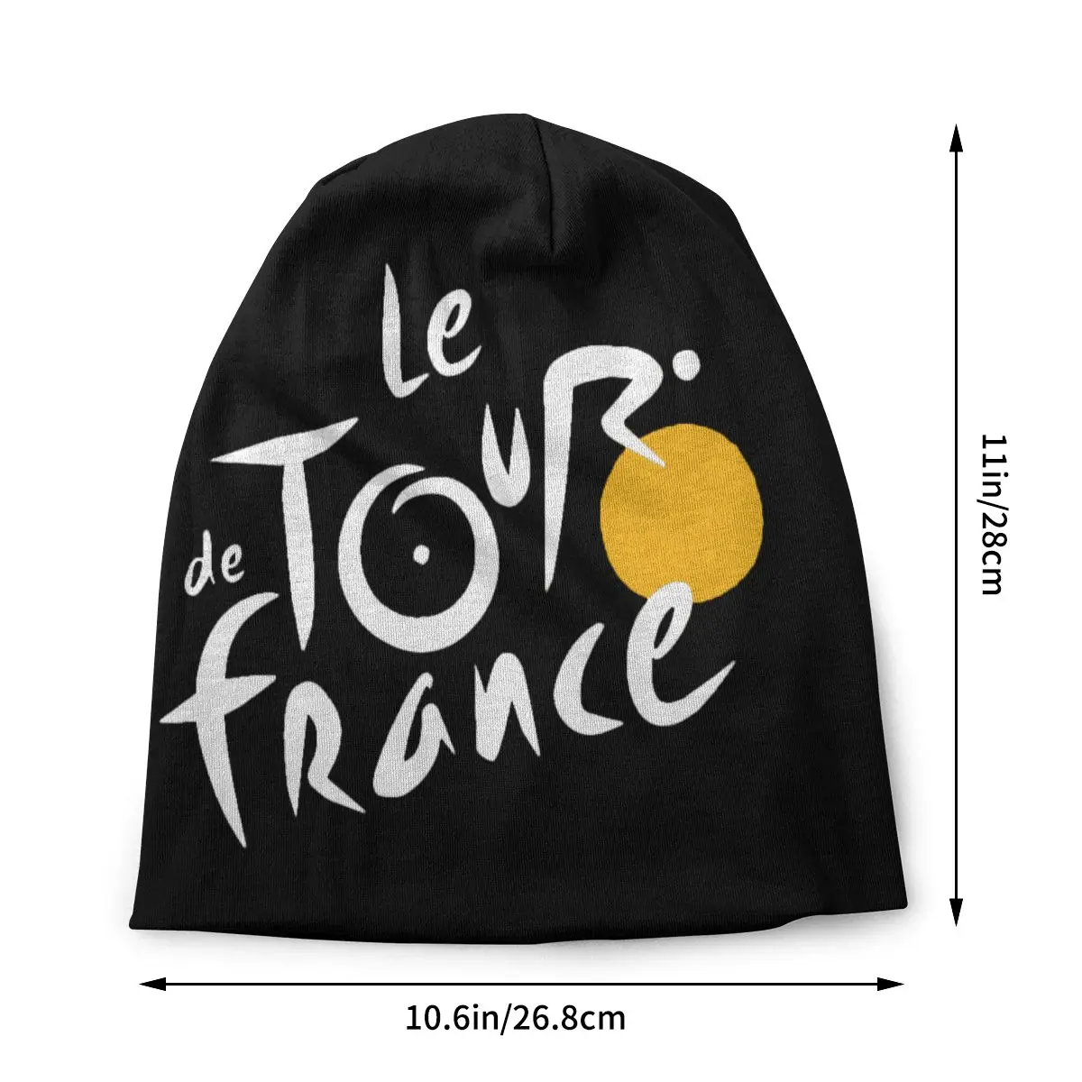 Custom Unisex Winter Warm Bonnet Femme Knitted Hats Cool Le Tour The France Beanie Cap French Bicycle Beanies Caps For Men