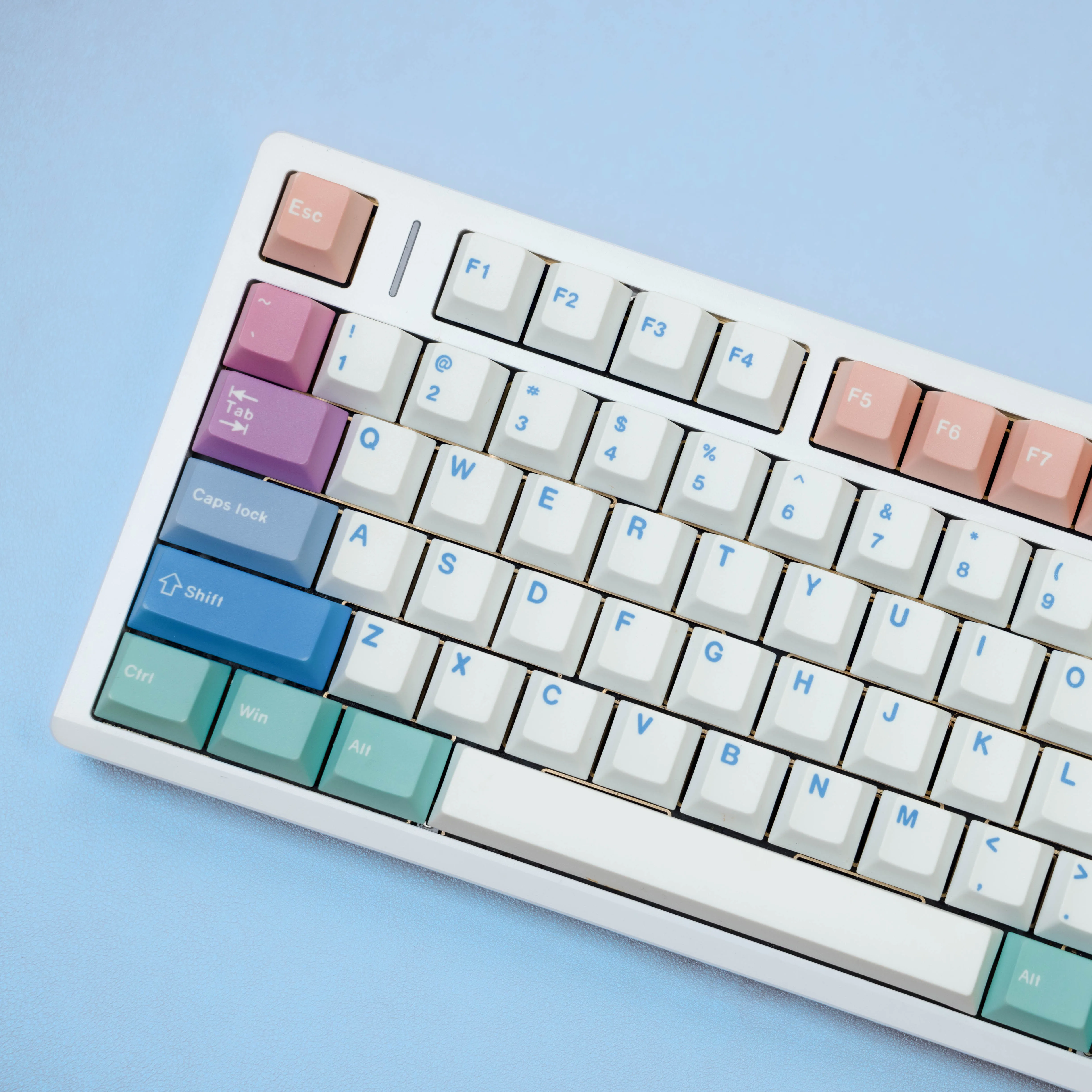 

GMK Fairy Keycaps German Korean Spanish Arabic French Russian ISO ANSI Big Set 143 Keys For Mechanical Keyboard Dye Sub