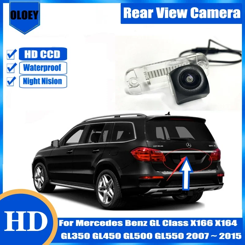 

HD Rear View Camera For Mercedes Benz GL Class X166 X164 GL350 GL450 GL500 GL550 2007 ~ 2015 Reverse BackUp Parking Camera