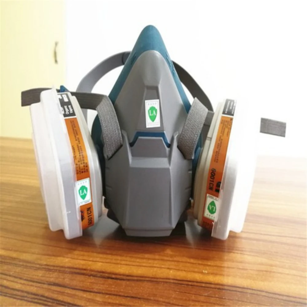 

Респиратор-маска для покраски и распыления, полнолицевая, 7-в-1, 6502 6001/5N11/501