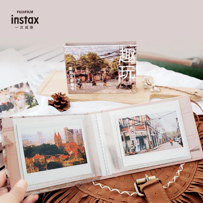 5-Inch Photo Albums 28 Pocketes For Fujifilm Instax Wide 400/300/200/100 Photo Album Plastic Sealed Insertion Wide Photo Album