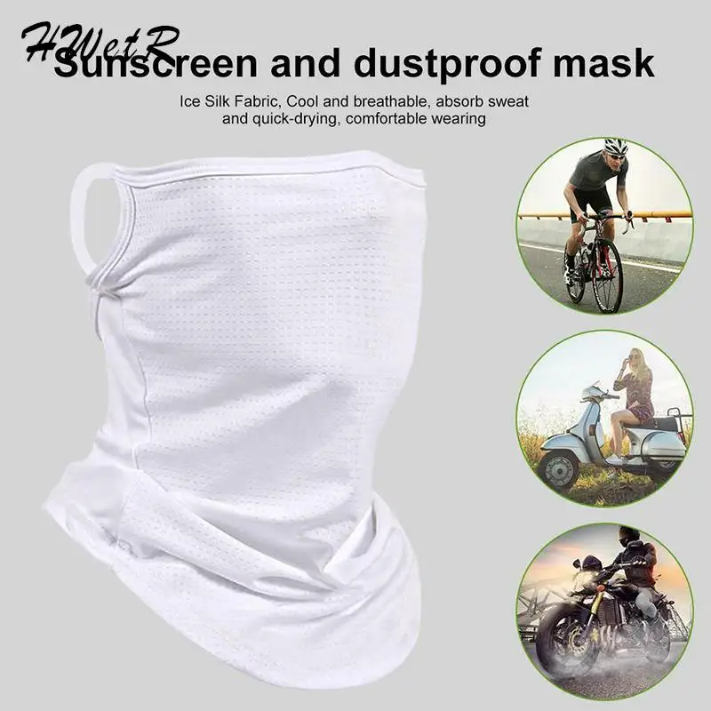 

1pcs Unisex Summer Bandana Hanging Ear Triangle Face Mask Cycling Hunting Hike Fishing Ski Sports Outdoor Neck Warmer Scarf