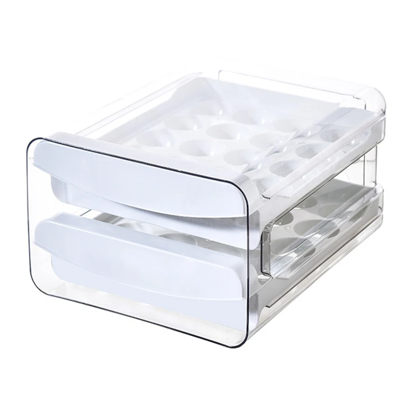 

Refrigerator Inner Partition Layer Egg Preservation Box Household Hanging Basket Drawer Type Freezing Finishing Layered