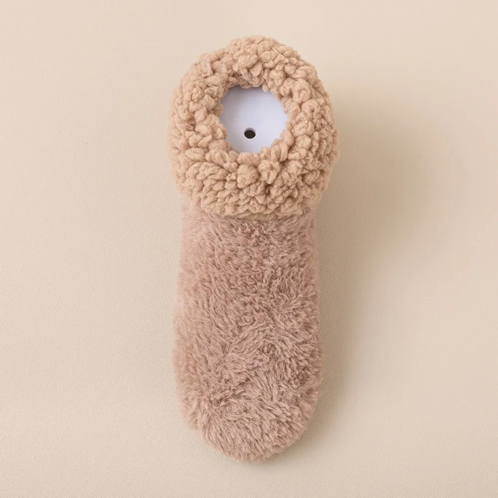 Kousen Berber Fleece Slaapsokken Zacht Warm Houden Vloersokken Postpartumverzorging Effen Kleur Winter Voethoezen Slaaptijd