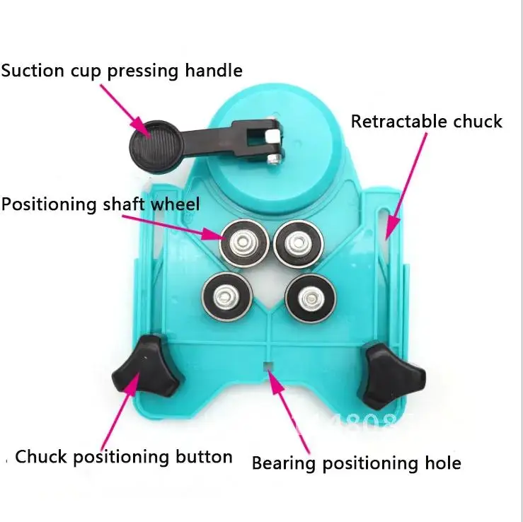 

Ceramic Tile Perforation Locator Ceramic Tile Glass Marble Hole Open Retainer Drilling Locator Ceramic Tile Chamfering Device