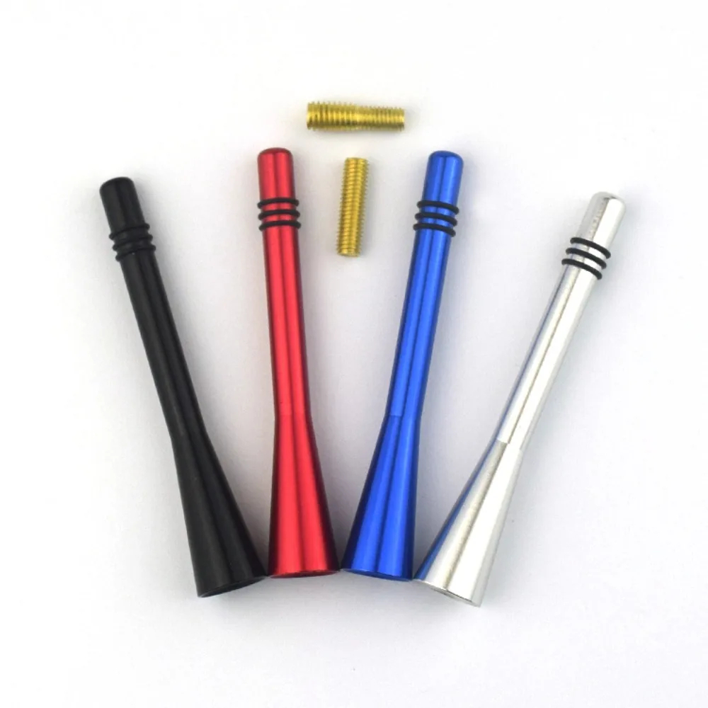 

New Aluminum Roof Radio Antenna Car Styling Short AM FM Aerial Signal Antenna Universal