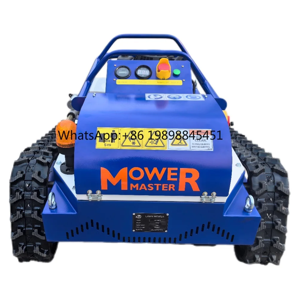 2025 Blade Not Install One Engine Brushless Drive Motor 550mm 800mm Remote Control Mower Grass Cutting Machine