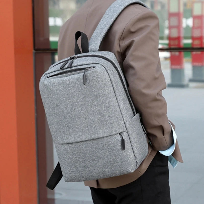 Borsa da scuola Zaino per laptop per adolescenti College Bookbag capacità con porta ricarica USB Zaino per studenti