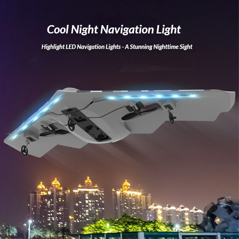 Remote Control Fighter Plane Epp Drop Resistant Fixed Wing Electric Aeromodelling Glider Drone Outdoor Flight For Adult Hobby
